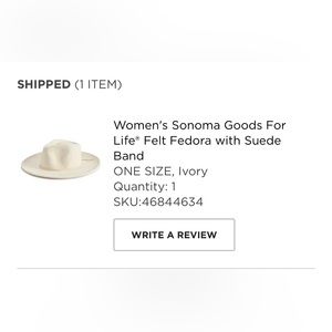 Women’s Ivory Fedora Hat
